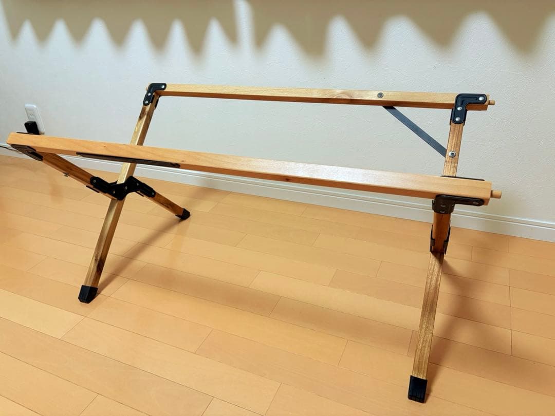 ウッドロールテーブル 木製ロールテーブル幅90cm アイリスオーヤマ