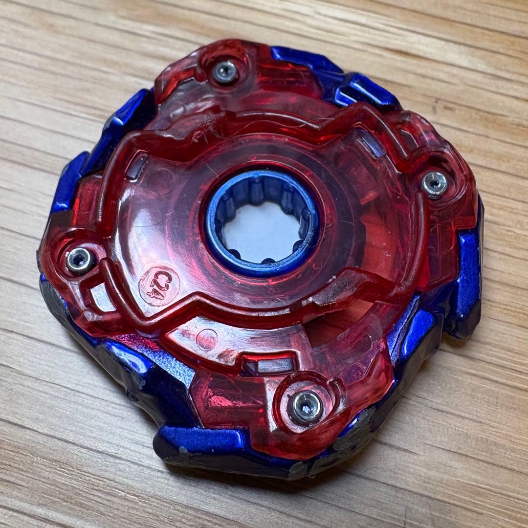 【匿名配送】ベイブレードX　原色　コバルトドレイク　メタルコート；ブルー