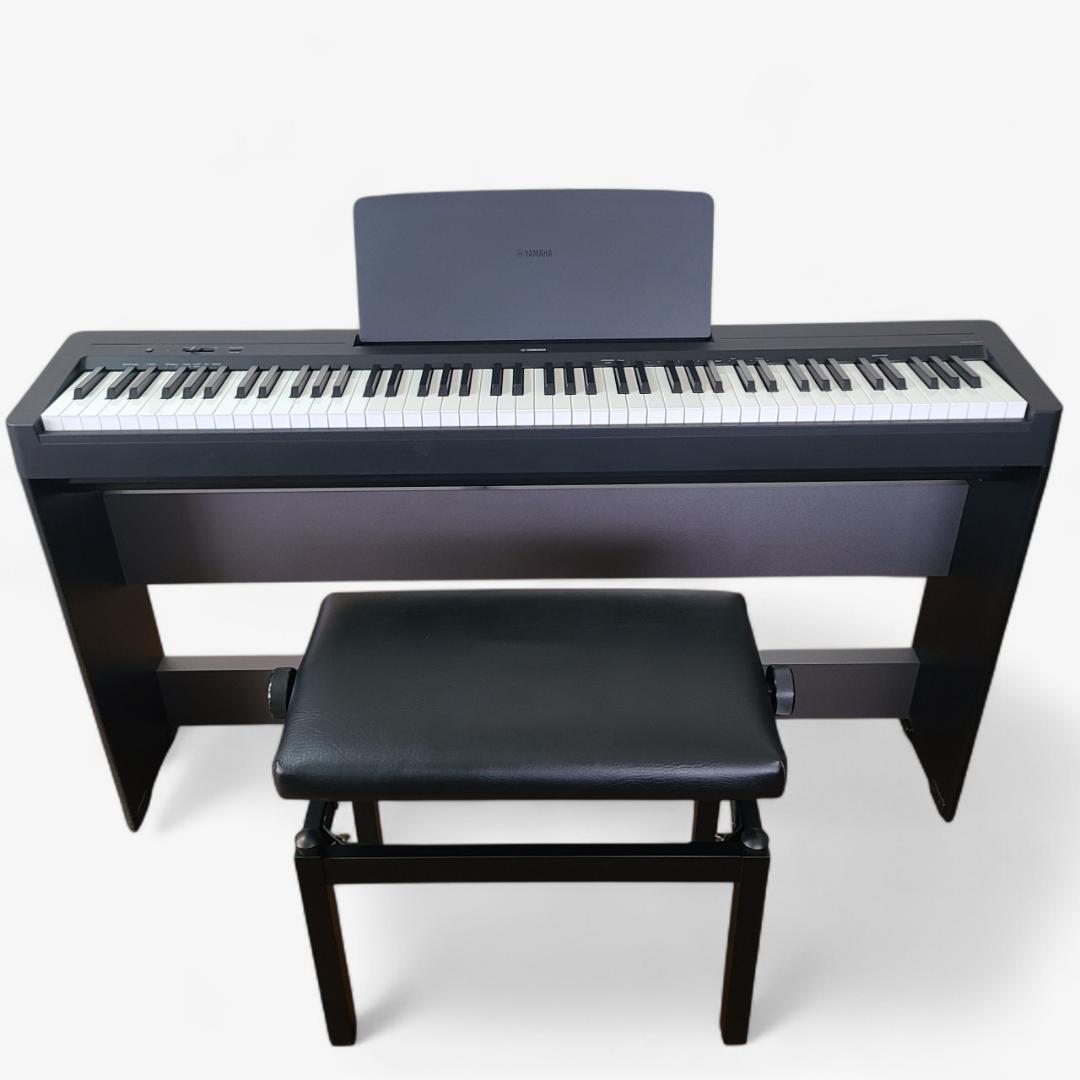 ヤマハ YAMAHA 電子ピアノ P-145B スタンド他付属品多数 豪華セット