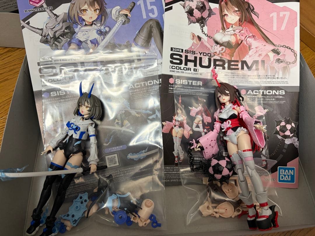 バンダイ 30MM 30MS ユフィア ソウレイ シュレミ 素体 ジャンクパーツ