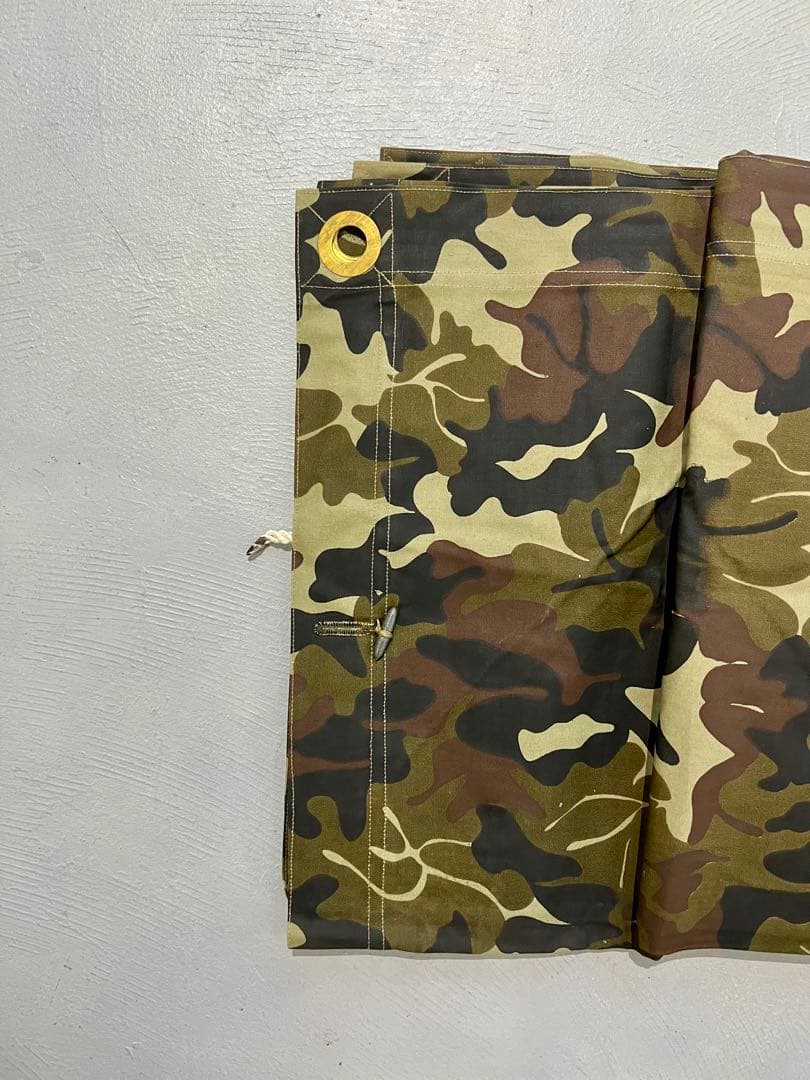 デッド ルーマニア軍幕 希少 リーフカモ デットストック M47 1枚