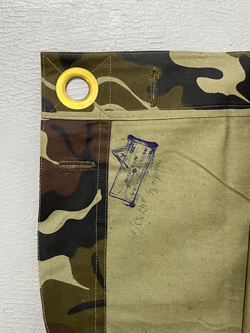 デッド ルーマニア軍幕 希少 リーフカモ デットストック M47 1枚