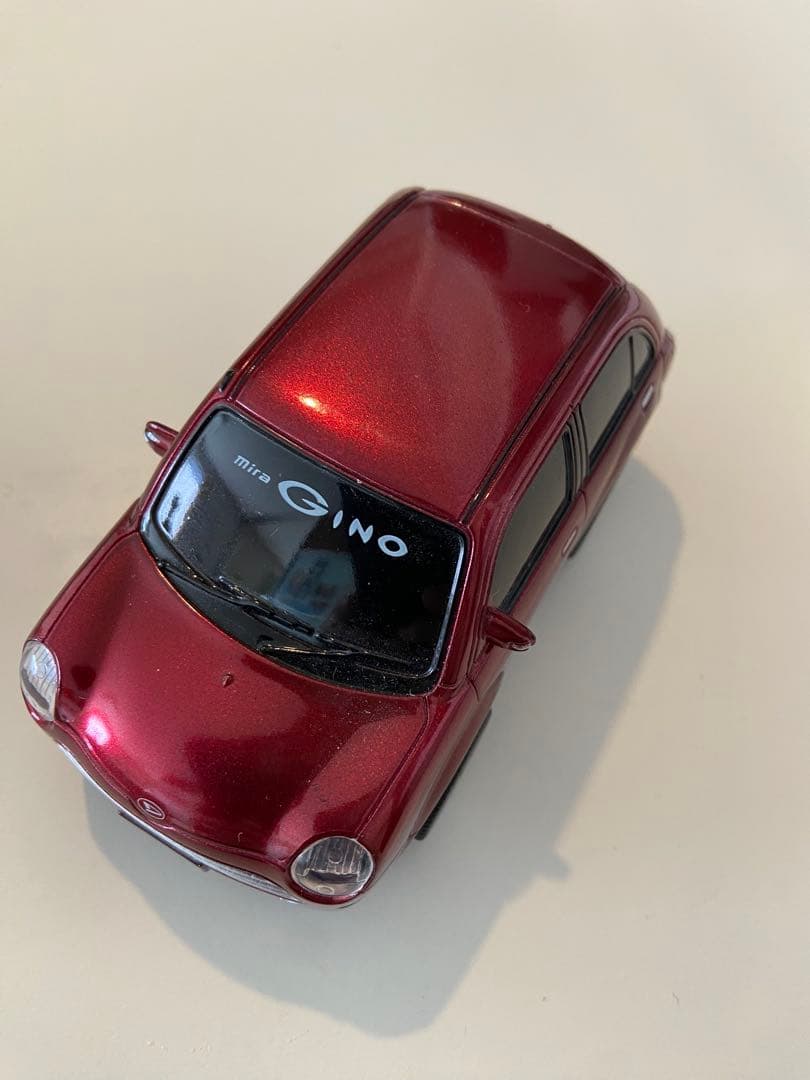 美品　非売品 ダイハツ ミラジーノ プルバックカー　赤　ワインレッド