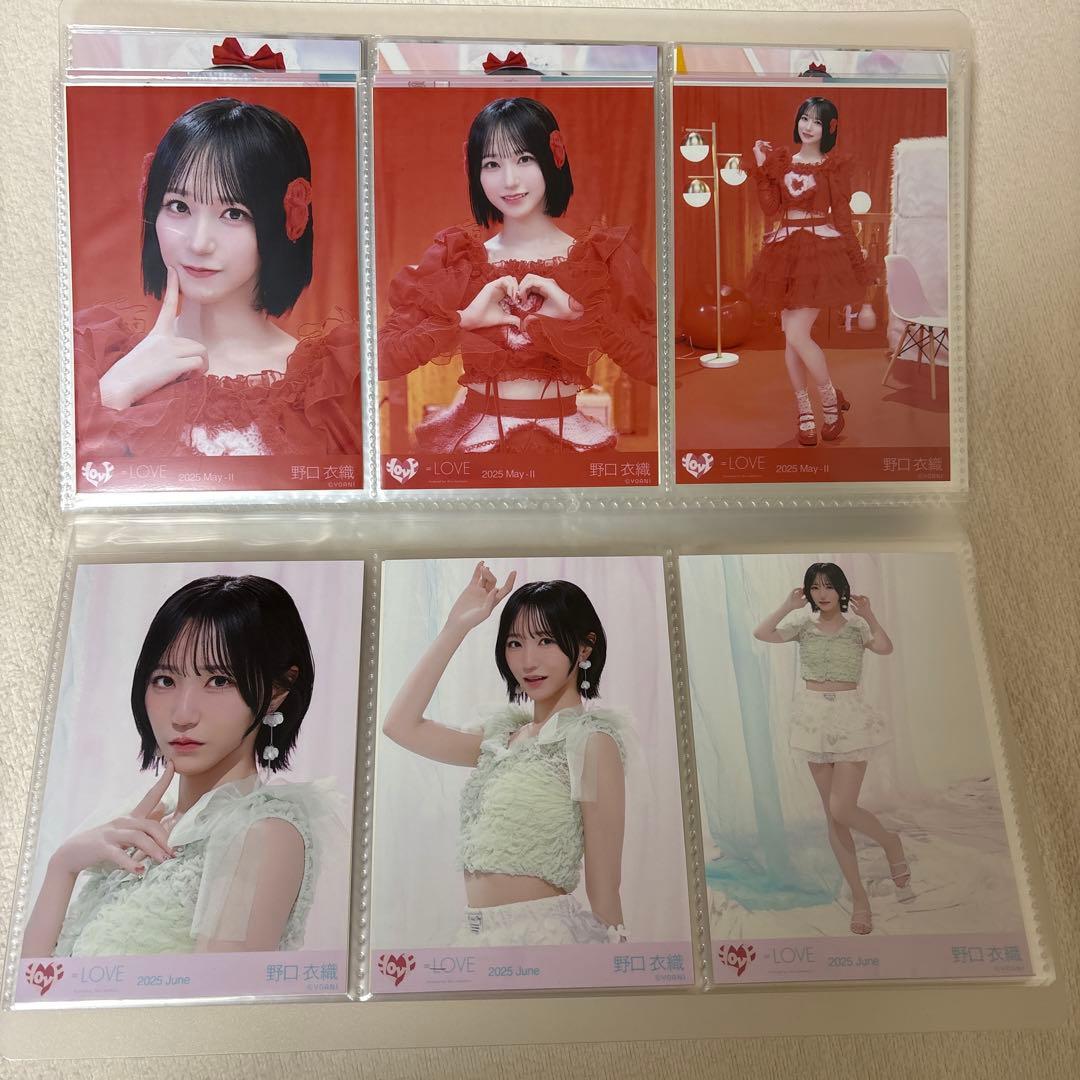 = LOVE イコラブ 野口衣織 生写真コンプセット