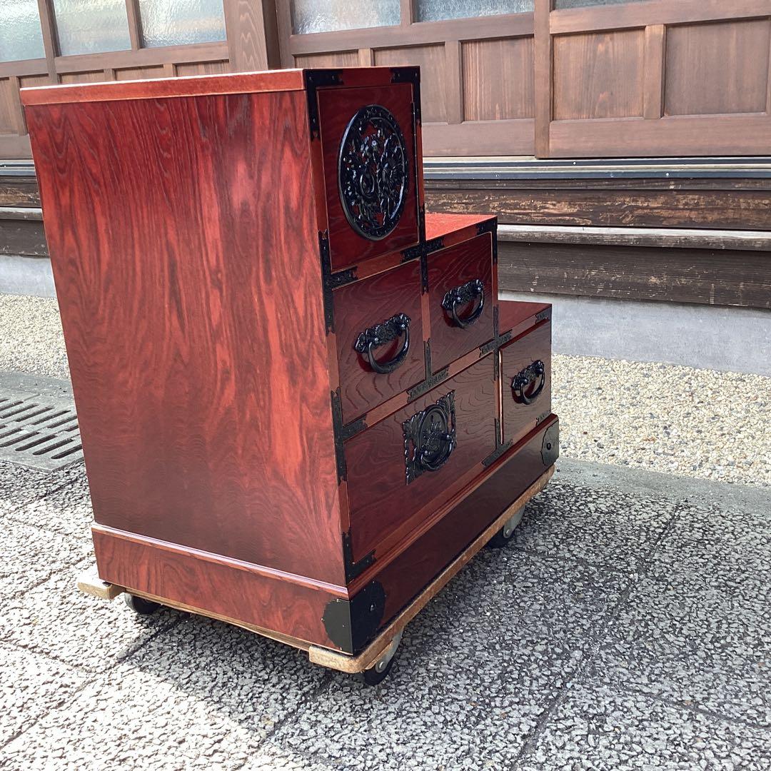 民芸家具　階段タンス