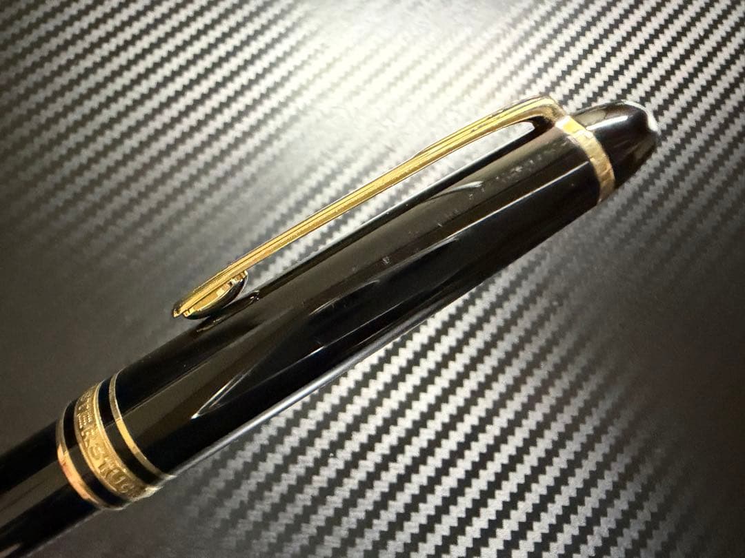 極美品 モンブラン マイスターシュテュック 144 ブラック 中白 EF 万年筆