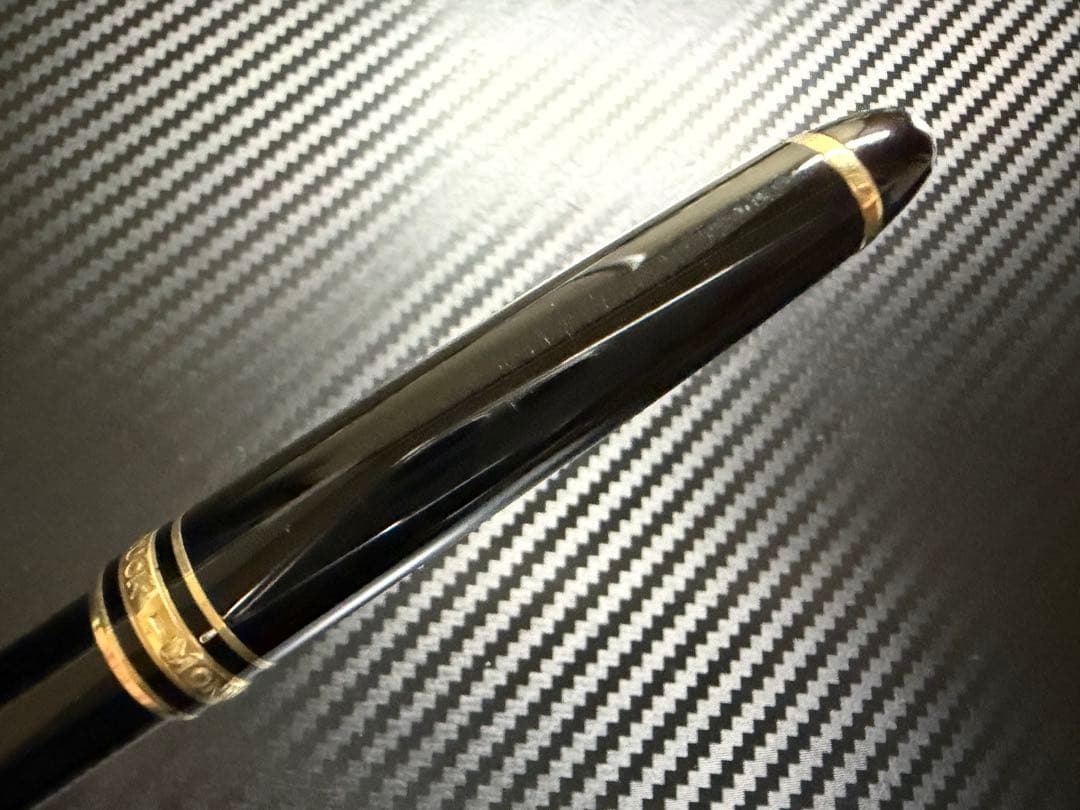 極美品 モンブラン マイスターシュテュック 144 ブラック 中白 EF 万年筆