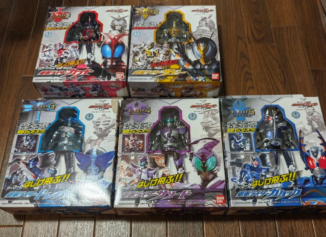 仮面ライダーカブト　C.O.R①〜⑤　まとめ売り