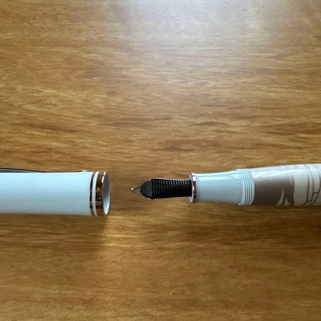 ペリカンPelikan特別生産品 M640エターナルアイス 万年筆Ｍニブ