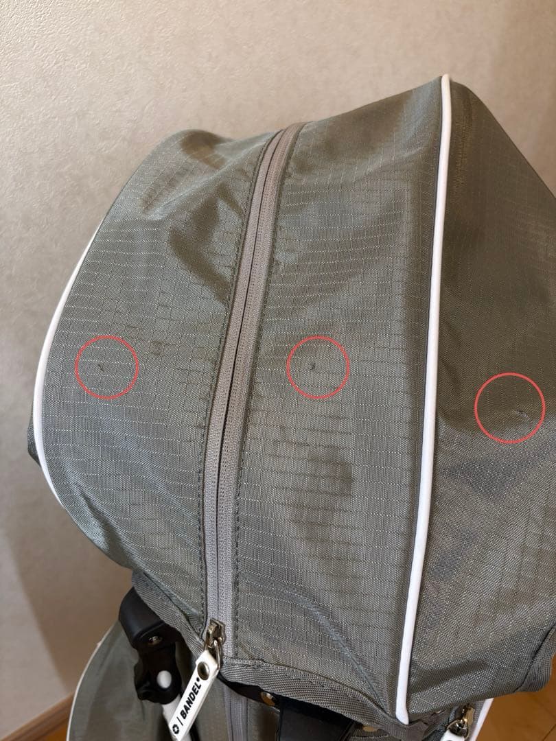 BANDEL ゴルフバッグ スタンド式／6分割