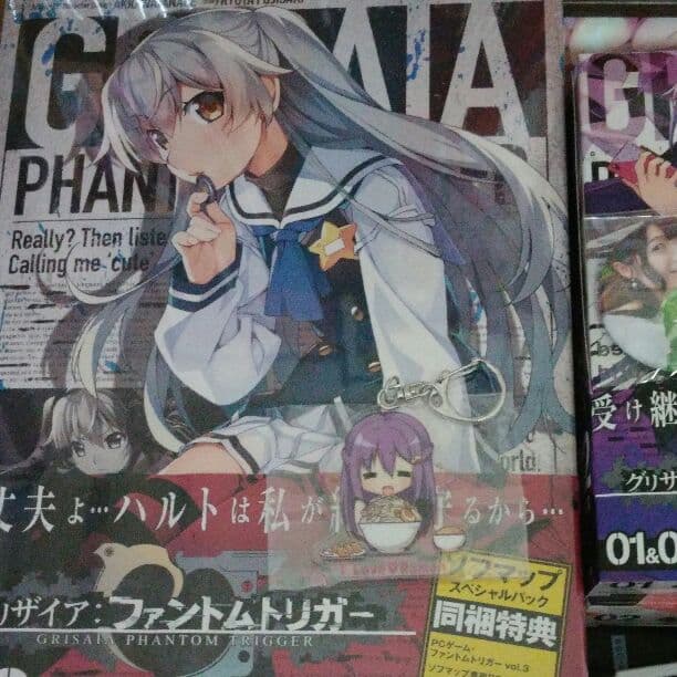 グリザイアファントムトリガー1～3と井澤美香子さん直筆サインパッケージ+オマケ