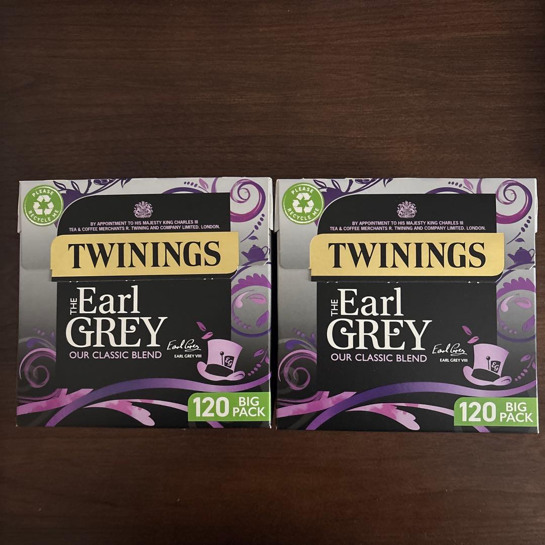 TWININGS Earl Grey 120ティーパック　4箱　アールグレイ