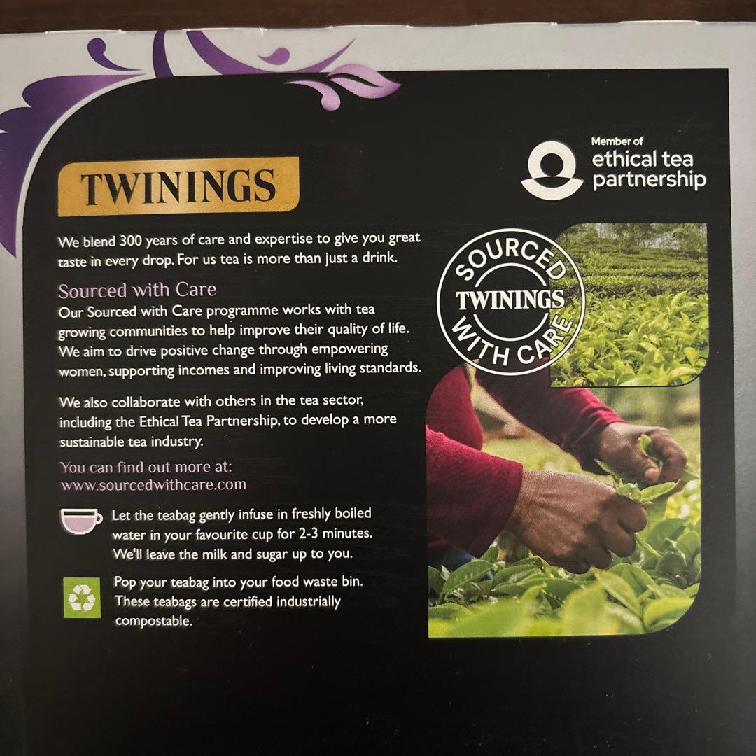 TWININGS Earl Grey 120ティーパック　2箱　アールグレイ