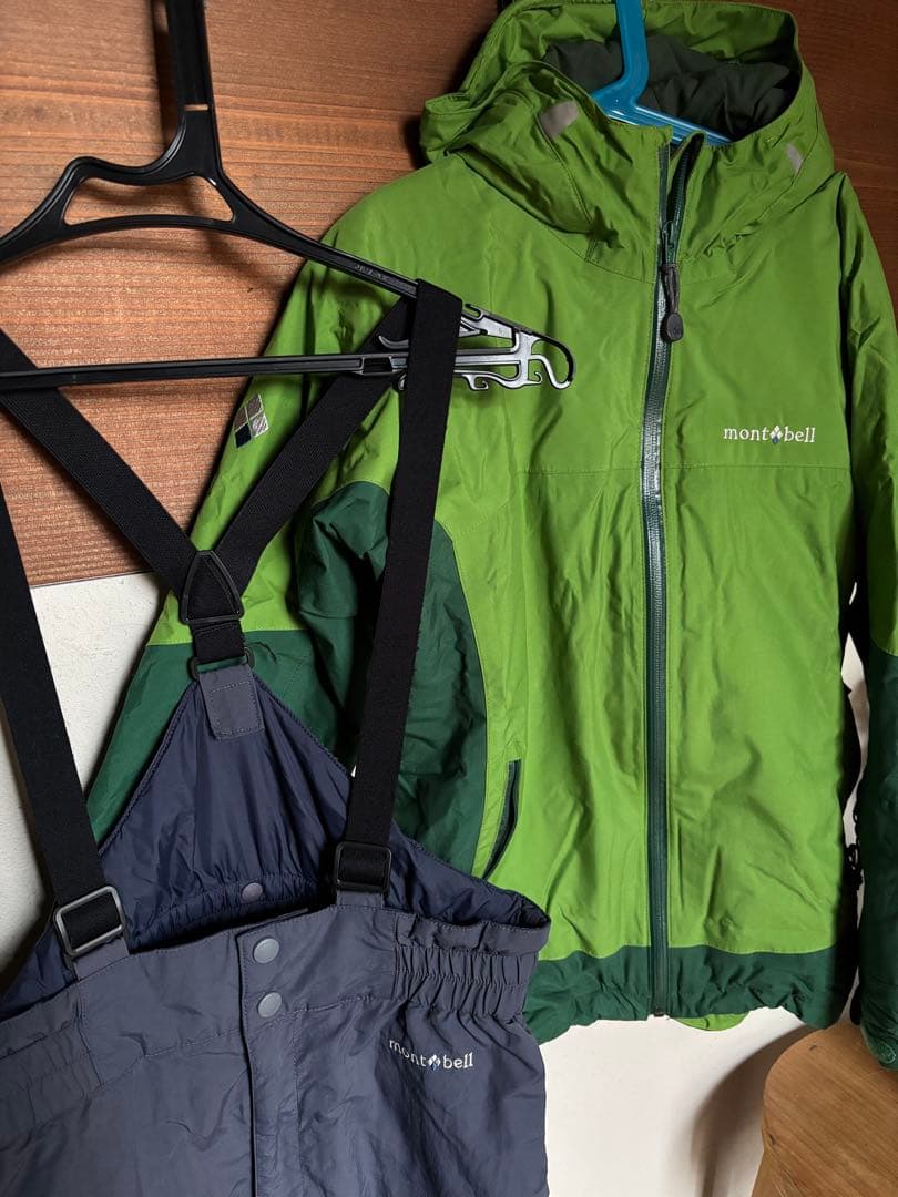 FＪ　　モンベル　スキーウェア　150 上下　パウダーステップジャケット