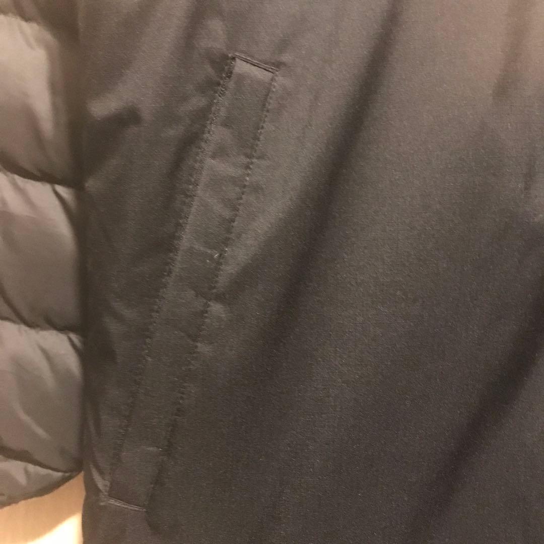 adidas ダウンブラック ベンチコート