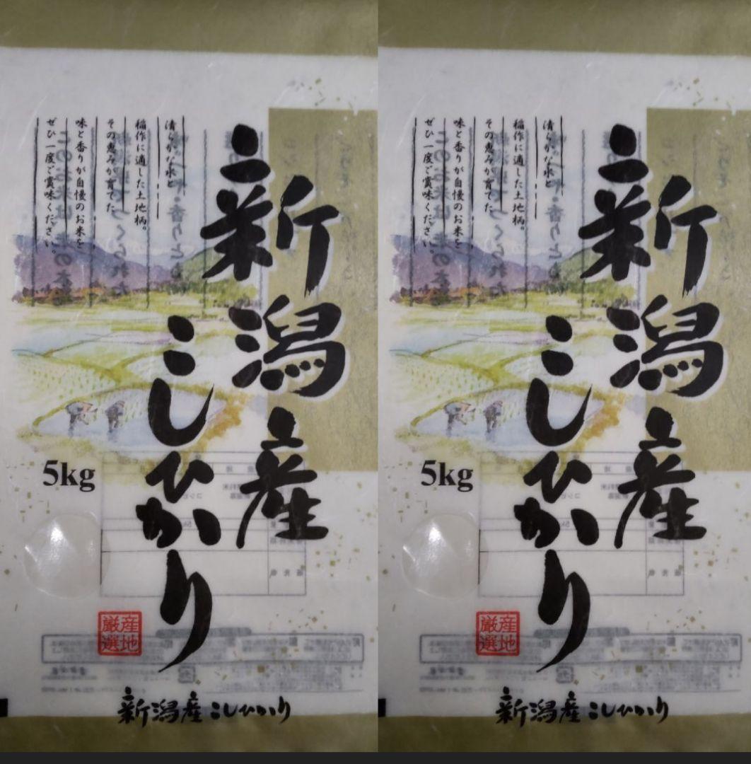 新潟県産コシヒカリ白米５キロ×２袋(令和７年産)