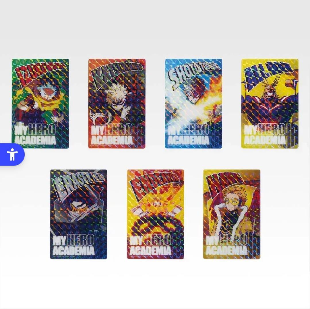 一番くじ　僕のヒーローアカデミア　J賞 ヒーローカード風アクリルミラーカード