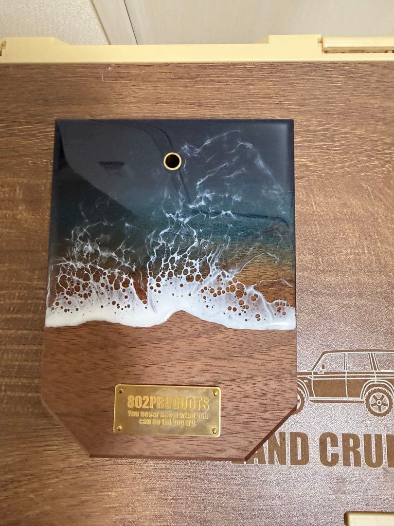 黒波レジンランタンスタンド ウォールナット 802PRODUCTS