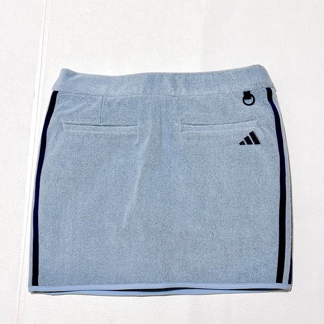 【新品】adidas アディダス　ゴルフウェア　セットアップ　レディースL 青