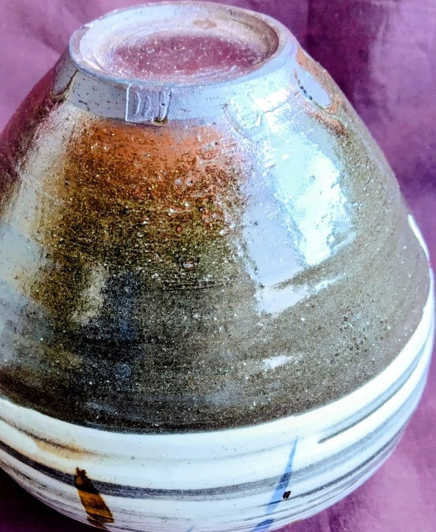 鉄彩化粧壺 (三上亮 作) 未使用 新品同様