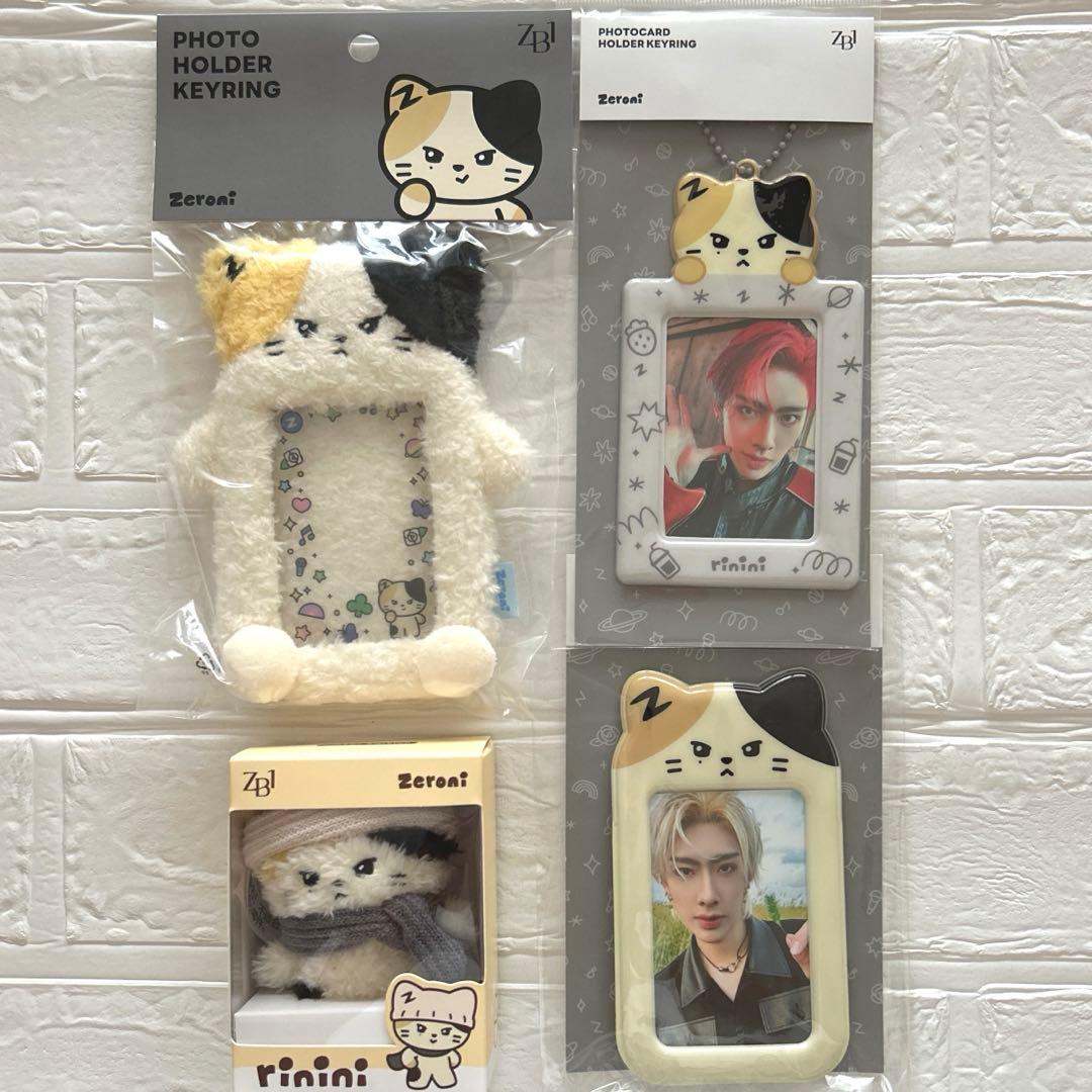 zeroni リッキー　ぬいぐるみトレカケース　マフラー　ホルダー　キーリング