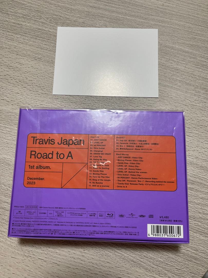 【新品】TJ トラジャRoad to A FC限定盤 (CD+Blu-ray)