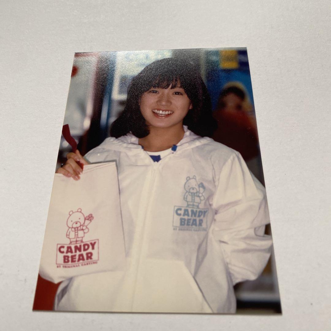 激レア　中森明菜　生写真　E判　当時物　CANDY BEARショップ