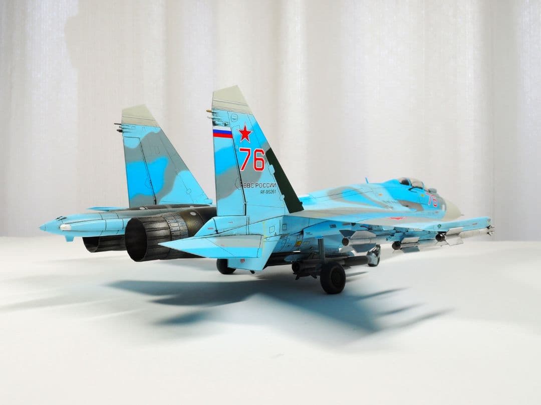 【プラモデル完成品】プラッツ 1/72 Su-27SM フランカーB