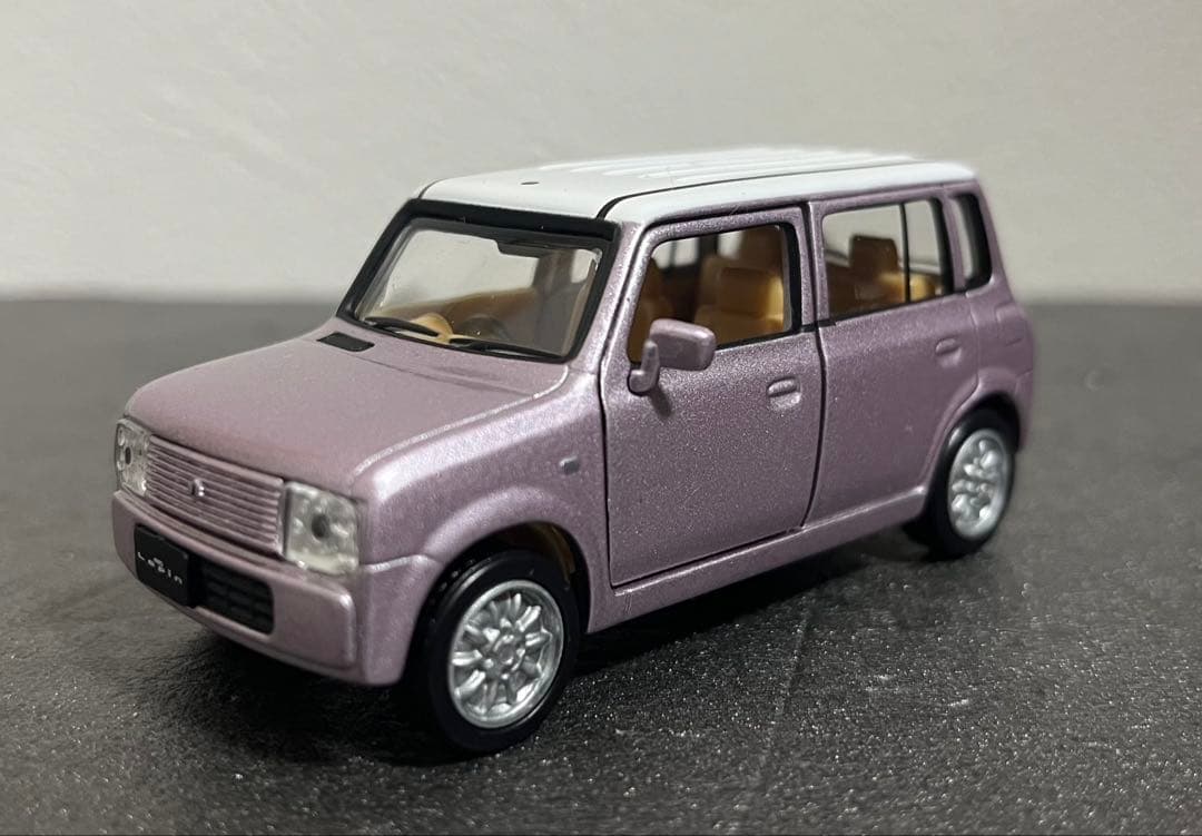 ミニカー スズキ ラパン HE21S ラベンダーメタリック2トーン 非売品