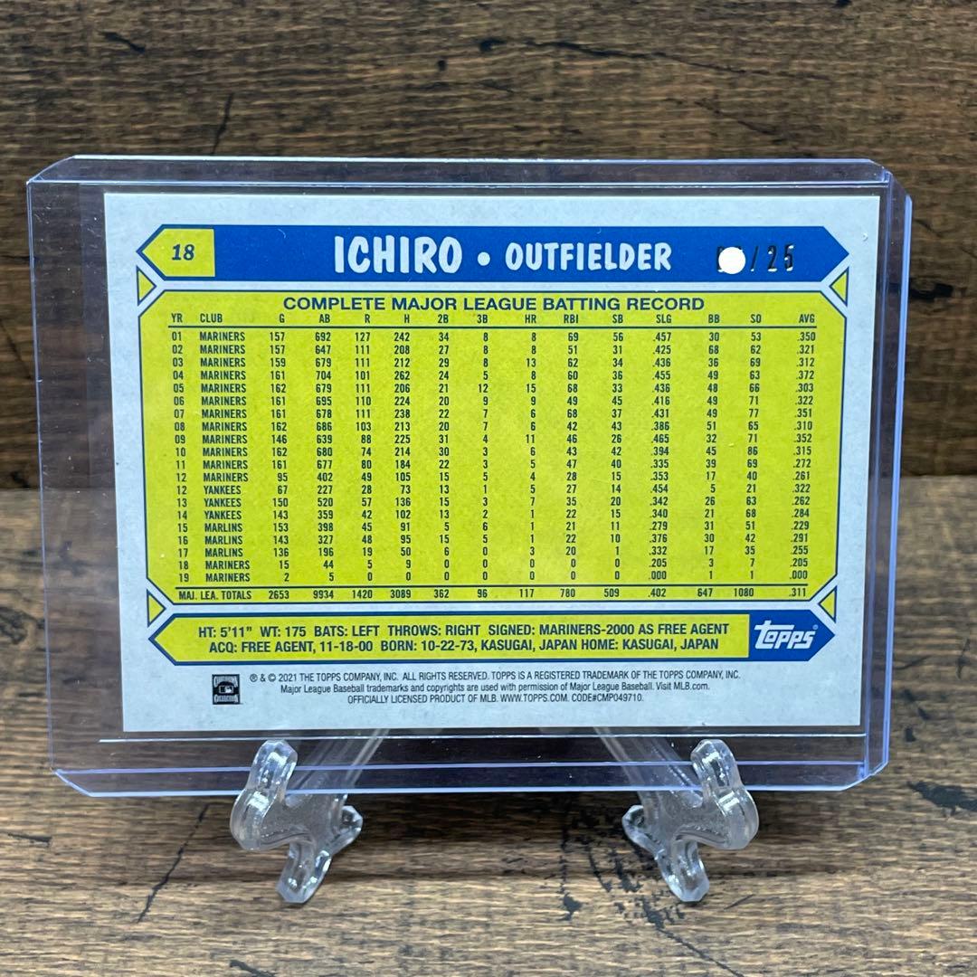 イチロー 世界25枚限定 オースタールーキーカップ オレンジホロ