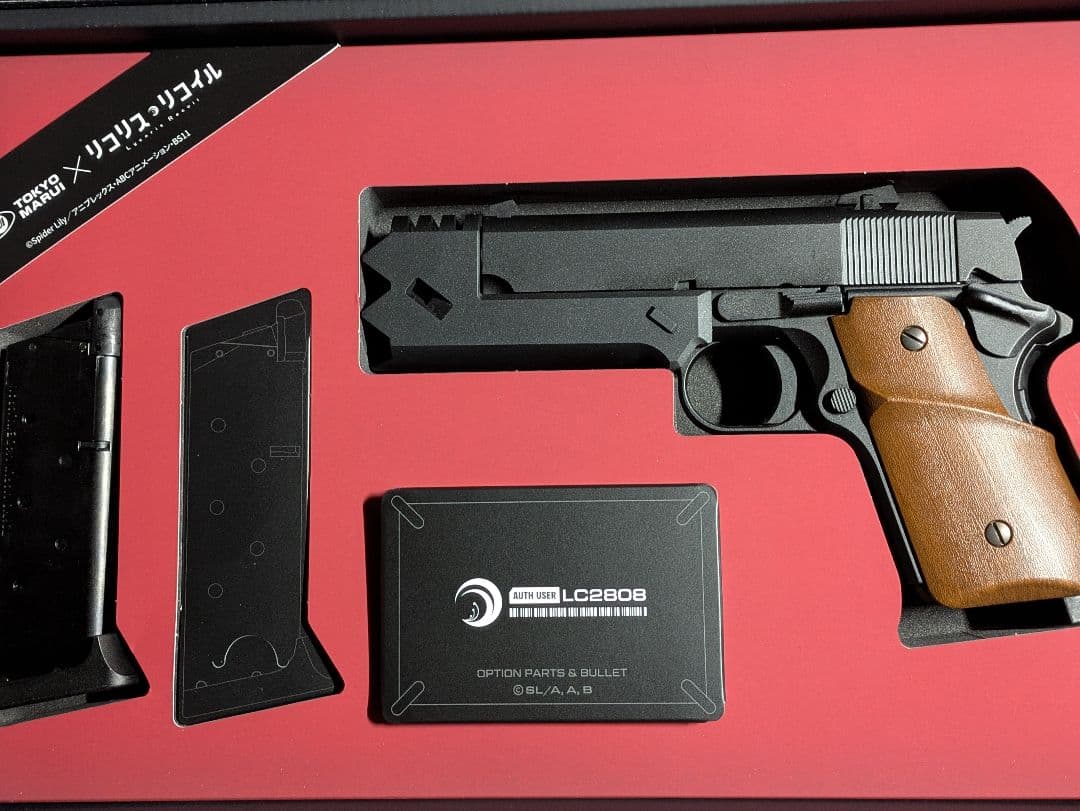 千束の銃　リコリスリコイル　東京マルイコラボ　ガスガン