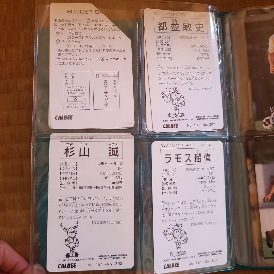 1993年 カルビー サッカー選手カードセット