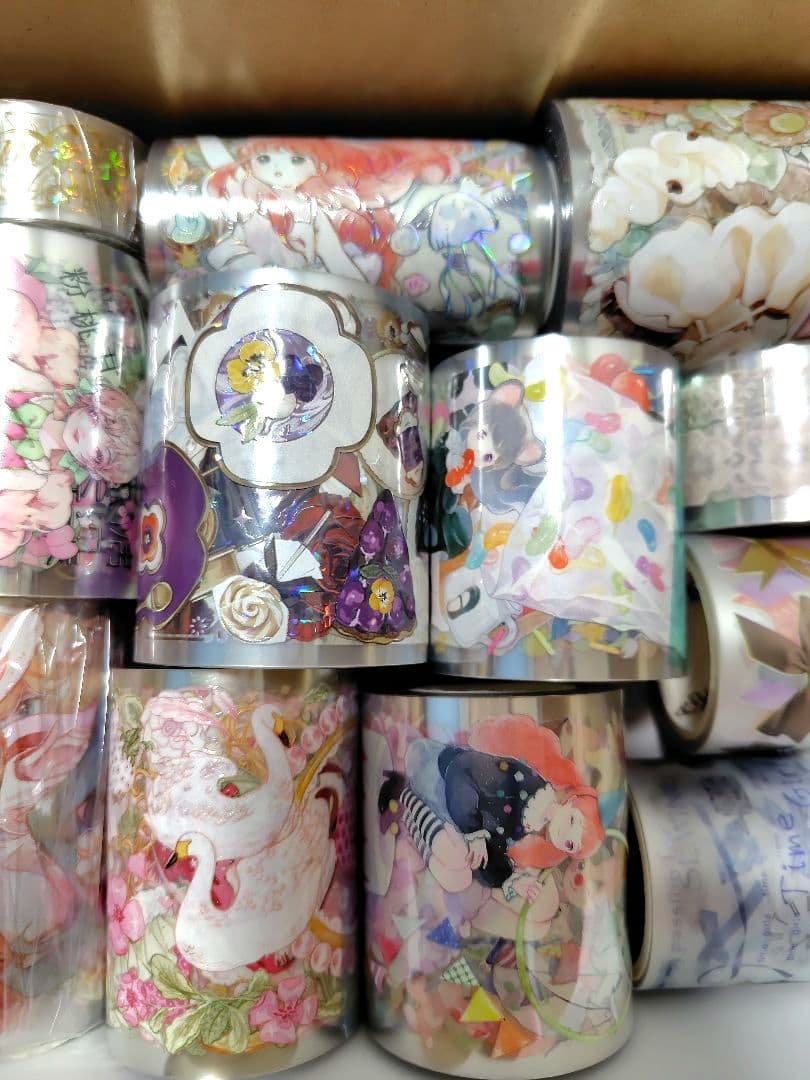 ♡*♡様 海外マステ まとめ売り15個　新品4・中古11個 人物 装飾　巻売り