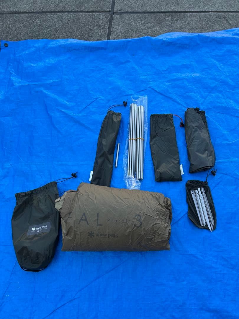 ファル　Pro.air3 本体+専用グランドシートのセット