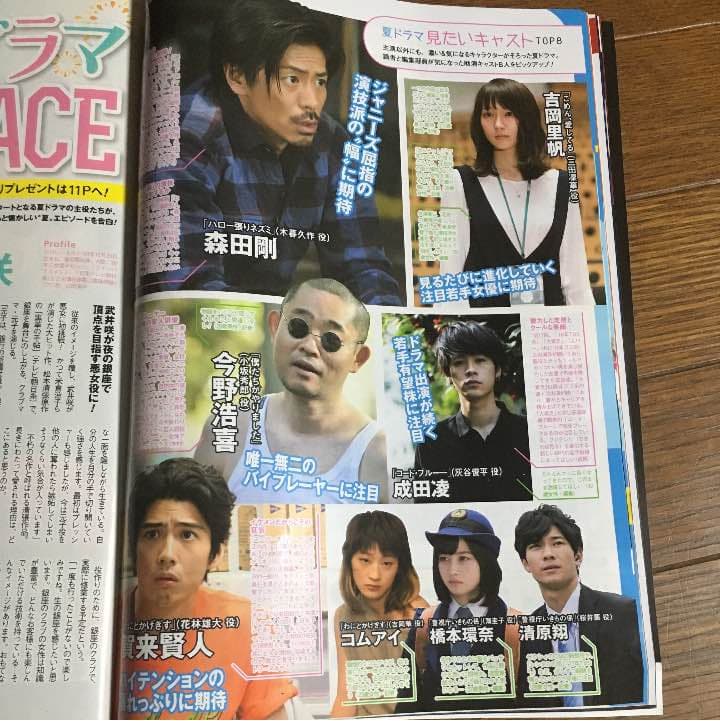 ザテレビジョン 2017 No.26 切り抜き