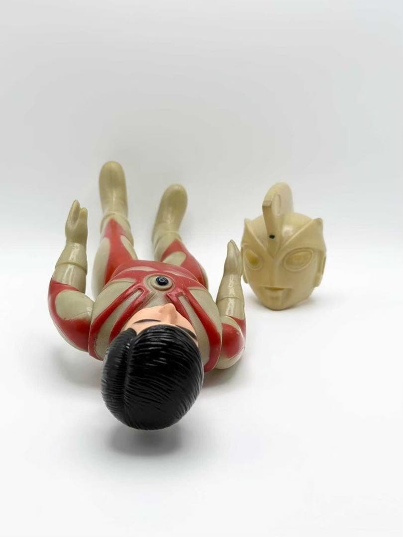 ブルマァク製 ウルトラマン　ウルトラ怪獣 希少品 全高32cm 当時物 面取