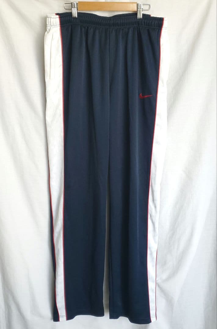 00s NIKE バスケ ラインパンツトラックパンツ ジャージパンツ ビッグ