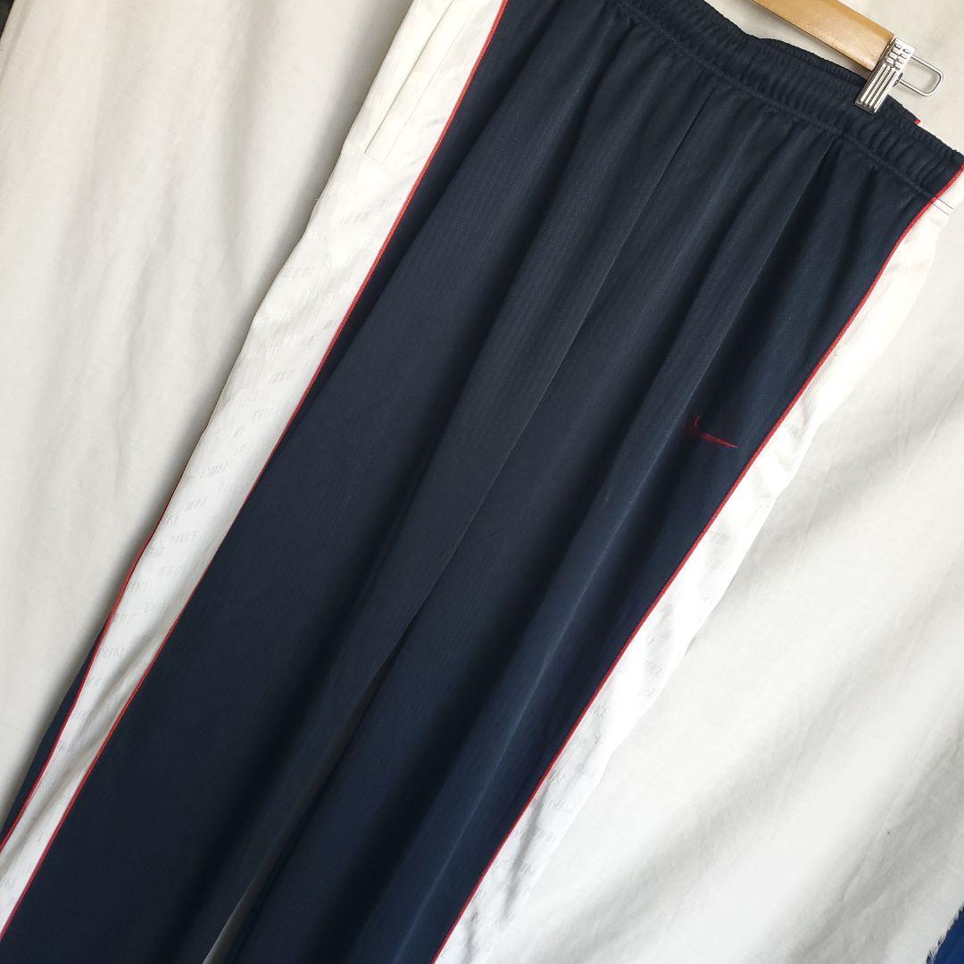 00s NIKE バスケ ラインパンツトラックパンツ ジャージパンツ ビッグ