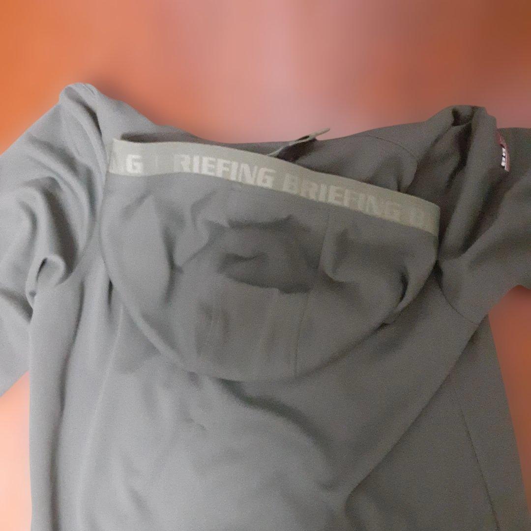 新品　BRIEFING フード付きパーカー オリーブグリーンXS