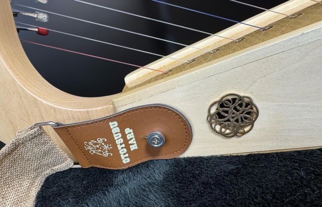 おとつぶハープ ototsubuharp 15弦 ロゼッタ付 定価56,000円