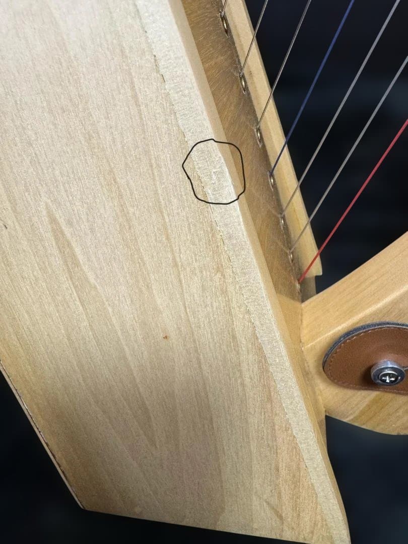 おとつぶハープ ototsubuharp 15弦 ロゼッタ付 定価56,000円