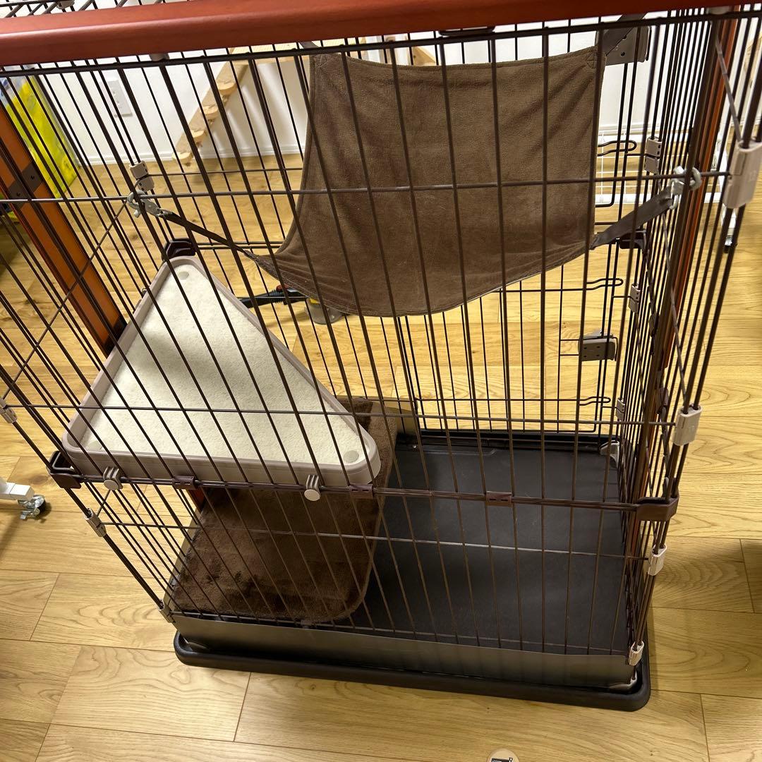 Bonbi ボンビウッドワンサークルキャット 2段タイプ　ハンモック付き組立済