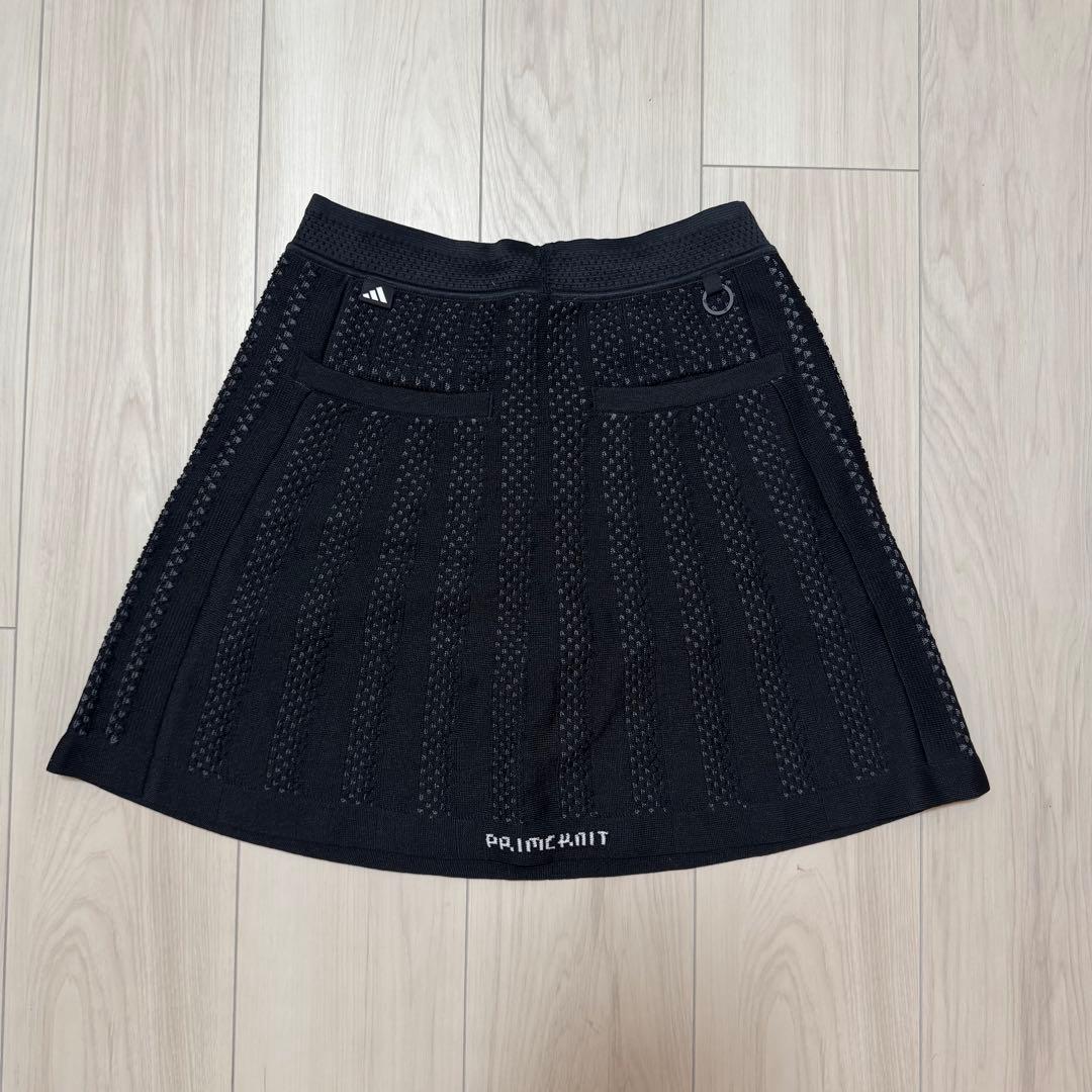 アディダス セットアップ ゴルフウェア 秋冬 千鳥柄 プライムニット スカート