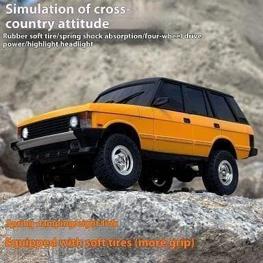 新製品 LD R/C レンジローバー モデル イエロー オプションパーツ付き