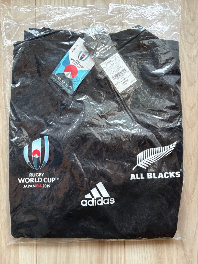 【新品未使用】ラグビーシャツ オールブラックス