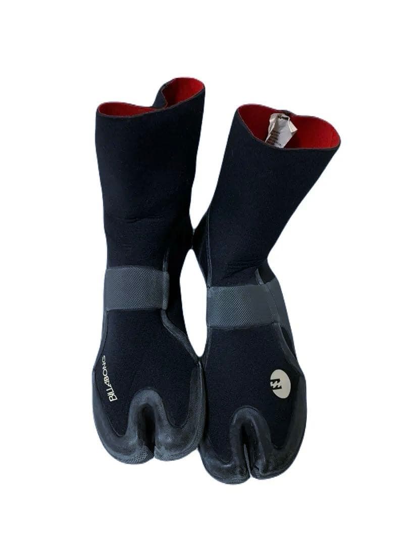 【3点セット】ビラボン 保温性抜群5㎜ セミドライスーツ サーフブーツ&ポンチョ