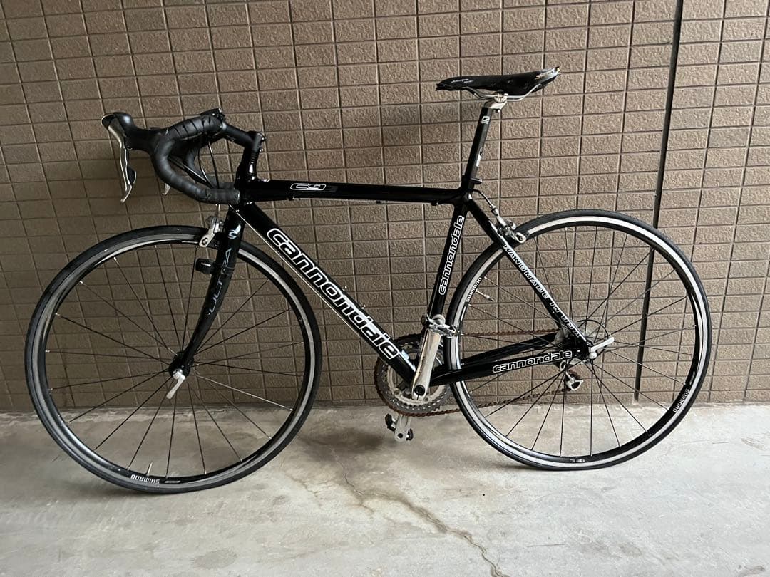 キャノンデール　C9 ロードバイク9速 リアアーム右曲がり有　引き取り希望