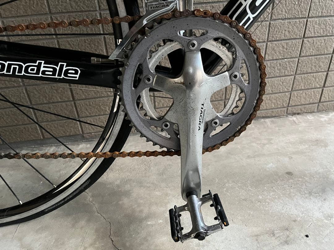 キャノンデール　C9 ロードバイク9速 リアアーム右曲がり有　引き取り希望