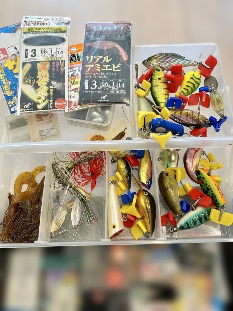 【引退 超お得まとめ売り】ルアー中心の道具BOX全て