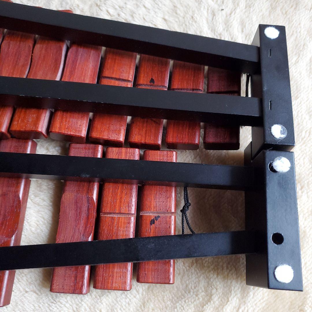 ヤマハ　卓上木琴(シロフォン)　マレット(ばち)　ケース付き